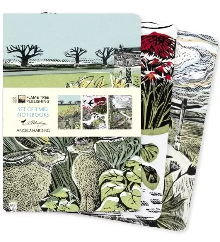 Angela Harding Set of 3 Midi Notebooks – Landscapes