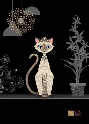 Siamese Cat, Greeting Card