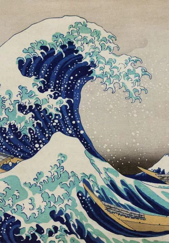 Hokusai The Great Wave off Kanagawa minicard