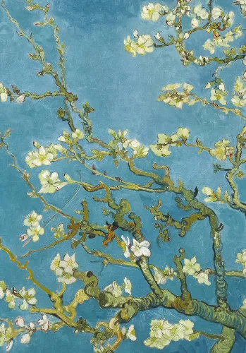 Van Gogh Almond Blossom minicard