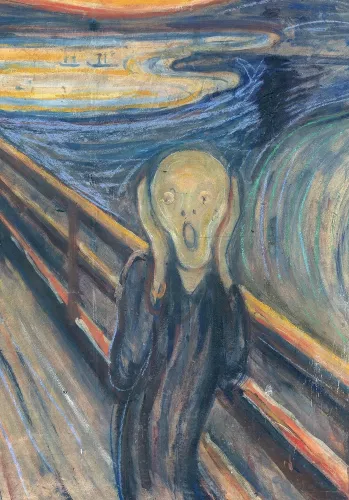 Munch The Scream minicard