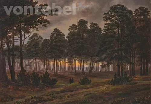 The Evening (Schweinfurt) (c. 1820), Greeting Card
