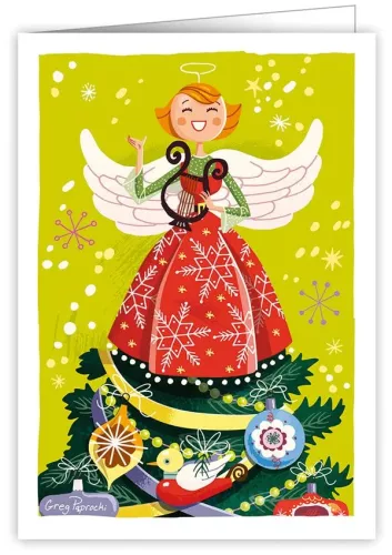 Angel Tree Topper, Greeting Card