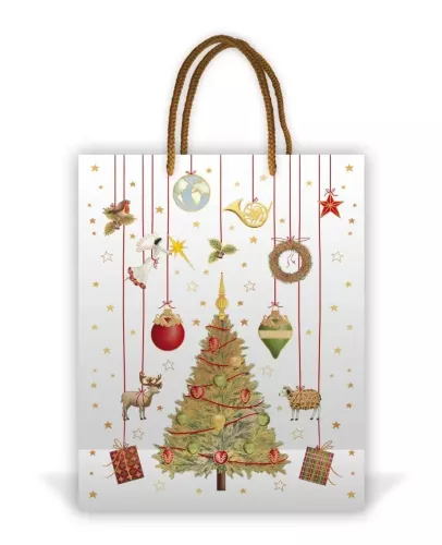 Tree And Icons, Gift Bag M