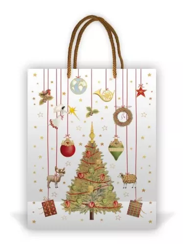 Tree And Icons, Gift Bag S