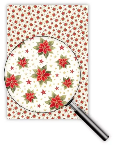 Poinsettas, Wrapping Paper
