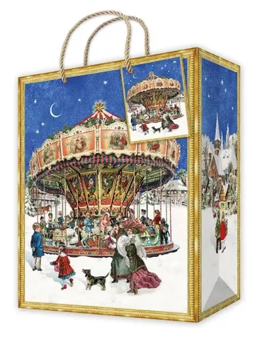 Winter Carousel, Gift Bag S