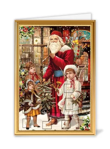 Santa + Children, Advent Calendar