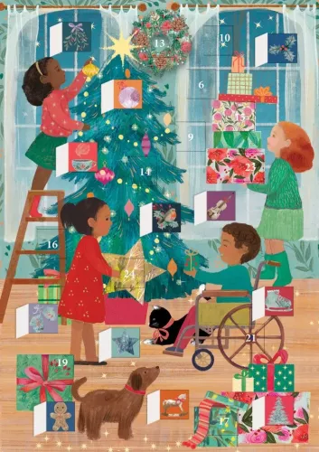 A Christmas Party, Advent Calendar Cards