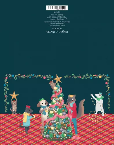 Animals Dressing Tree, Petite Card Kraft Box