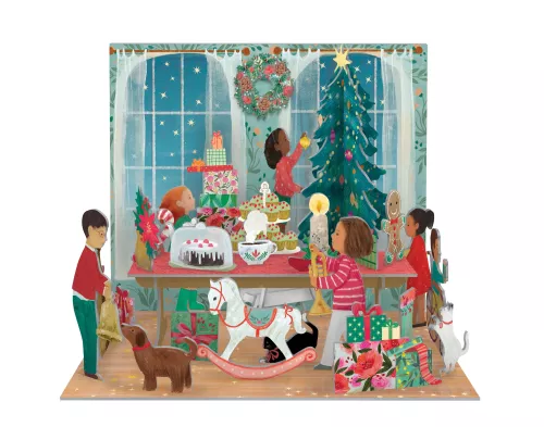 A Christmas Party Advent, Pop and Slot Advent Large 3 Sheet