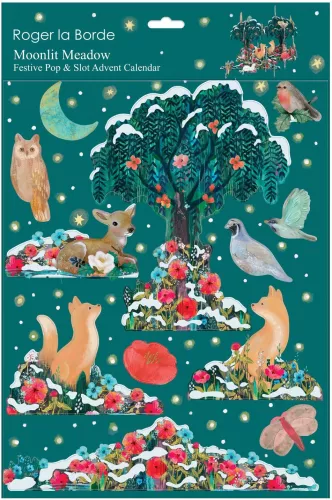 Moonlit Meadow Advent, Pop and Slot Advent Large 3 Sheet