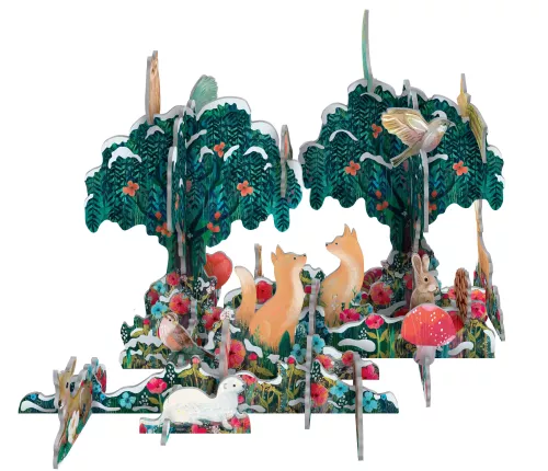 Moonlit Meadow Advent, Pop and Slot Advent Large 3 Sheet