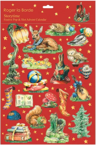 Storytime Advent, Pop and Slot Advent Large 3 Sheet