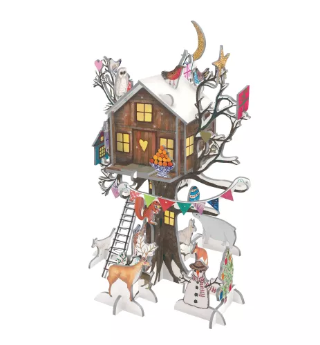 Treehouse Blue Advent, Pop and Slot Advent Large 2 Sheet