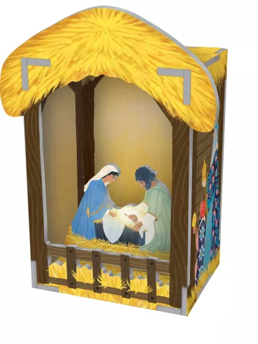 Nativity Diorama, Pop and Slot Scene Small