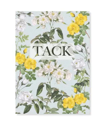 Rosbuskar med tack, Greeting Card