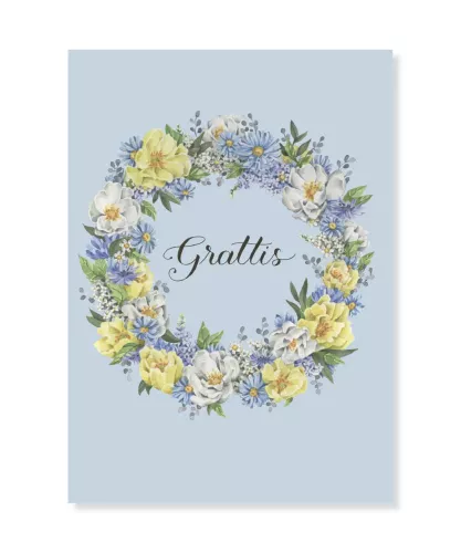 Grattiskrans, Kristina Granberg, Greeting Card