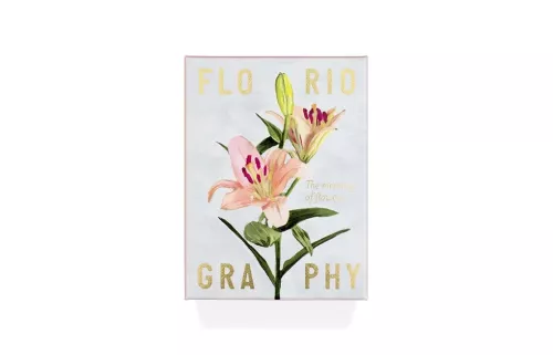 Floriography, The Meaning of Flowers, box with 50 info cards