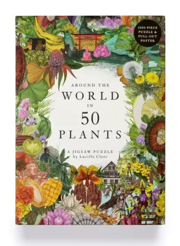 Around the World in 50 Plants, 1000 Piece Puzzle