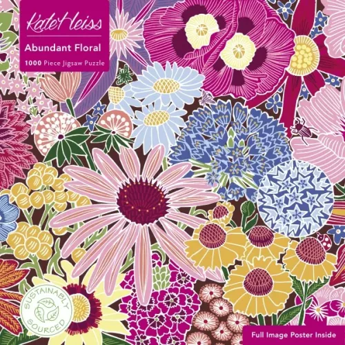 Kate Heiss: Abundant Floral, 1000 Piece Puzzle