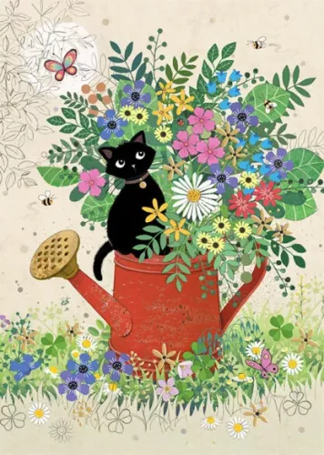 Can Kitty, Greeting Card