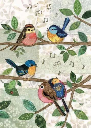 Bird Chorus, Greeting Card
