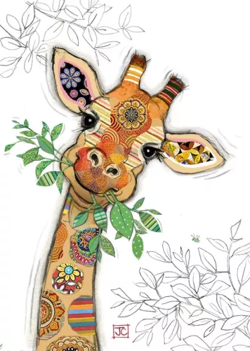Gina Giraffe, Greeting Card