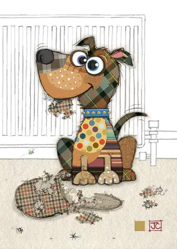 Patches Puppy, Greeting Card