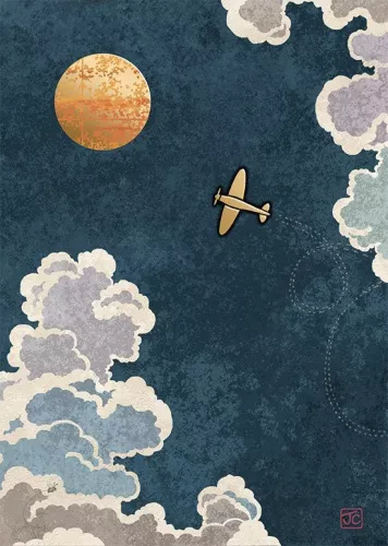 Plane, Greeting Card