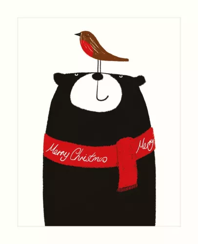 CHRISTMAS WALK, Greeting Card