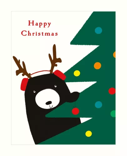 CHRISTMAS TREE, Greeting Card
