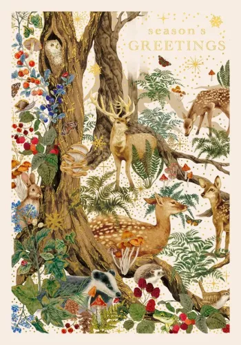 CHRISTMAS ANIMALS, Single Card