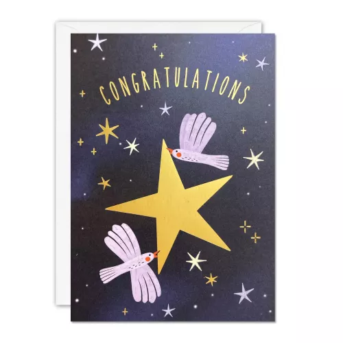 Congratulations Star Sunbeams Card