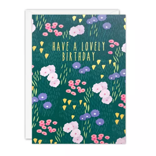 Flower Field Birthday Sunbeams Card