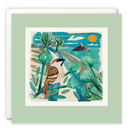Mount’s Bay Sparrow Paintworks Card