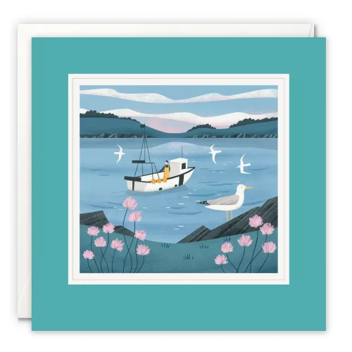 Pendennis Fishing Boat Paintworks Card