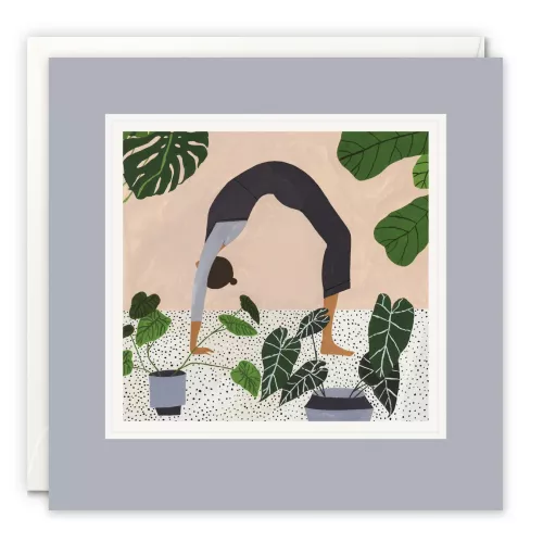 Botanical Yoga Paintworks Card