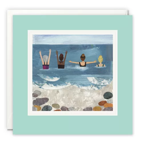 Wild Sea Swimmers Paintworks Card