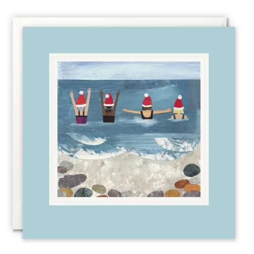 Christmas Sea Swimmers Paintworks Card