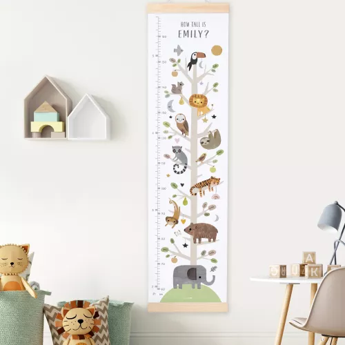 Animal Tree Height Chart