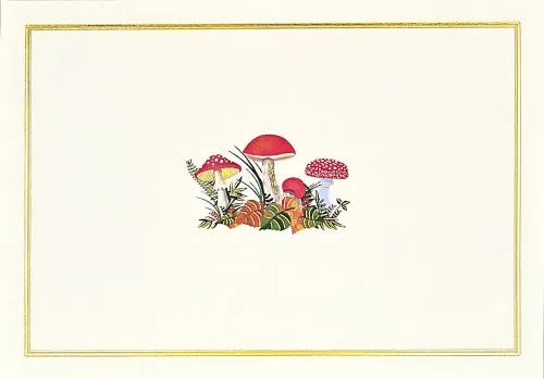 Note Card Mushrooms