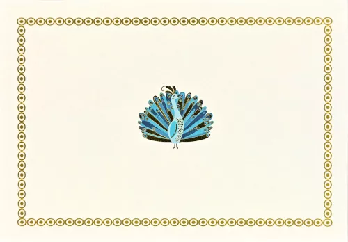 Note Card Peacock