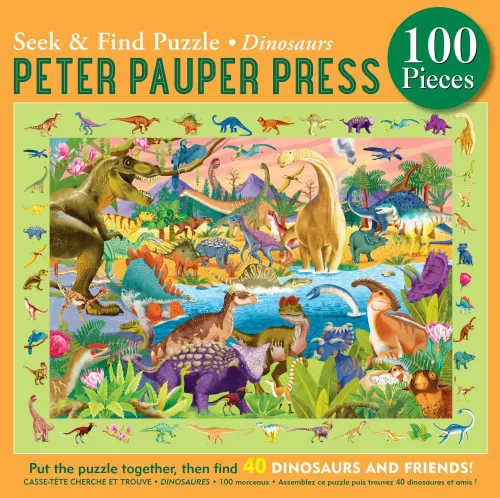 Seek & Find Puzzle Dinosaurs