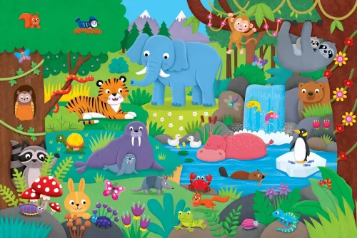 Floor Puzzle Animal Kingdom