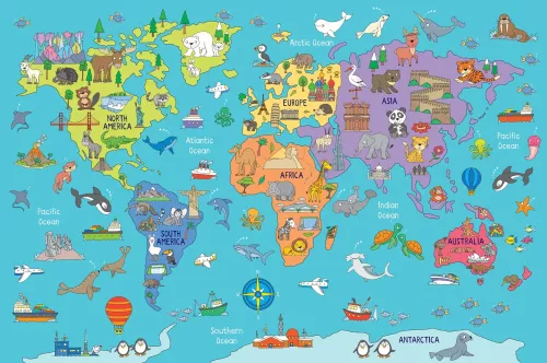 Floor Puzzle World Map