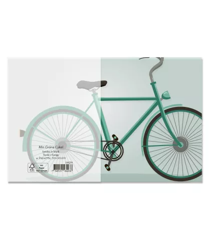 Min Gröna Cykel, Dubbelvikt Kort