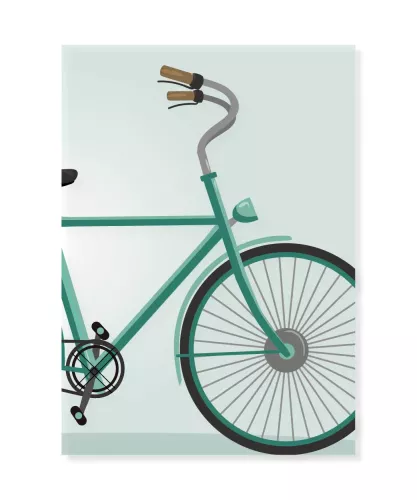 Min Gröna Cykel, Dubbelvikt Kort