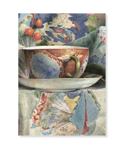 Still Life Teacup, Greeting Card
