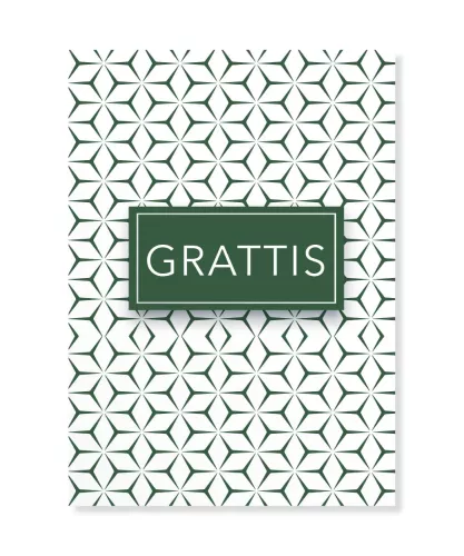 Ett Grönt Grattis, Dubbelvikt Kort